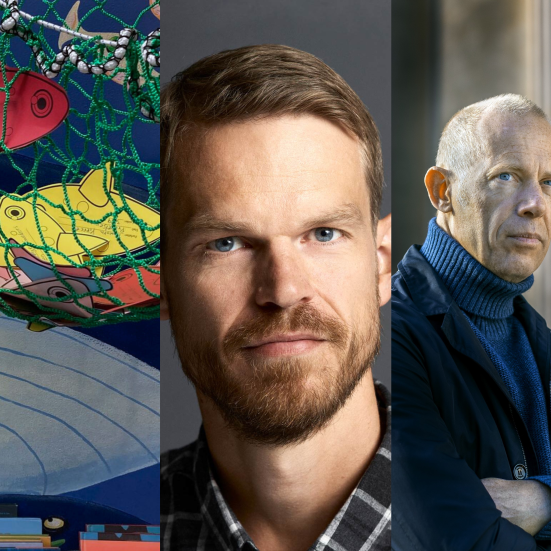 Foto af arrangementerne Fisk i farver, Morten Spiegelhauer og Sven Brinkmann