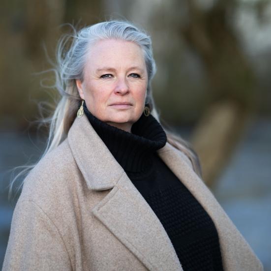 Portræt at forfatter og forelæser Anne Sofie Storm.