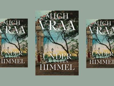 En grafik der viser 3 styks af Mich Vraas bog "Under en anden himmel"