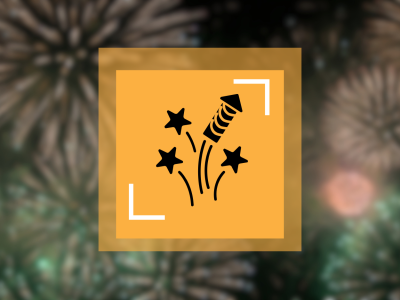 Grafik der illustrerer nytår