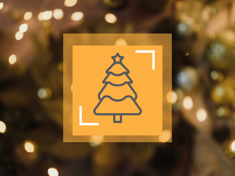 Grafik fremstilling af julestemning. 