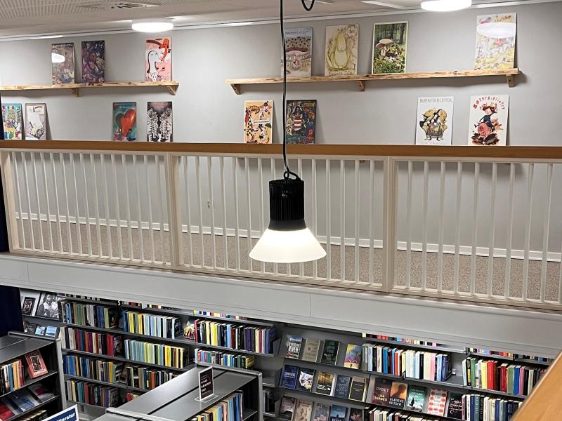 Foto af balkonen på Ringe Bibliotek